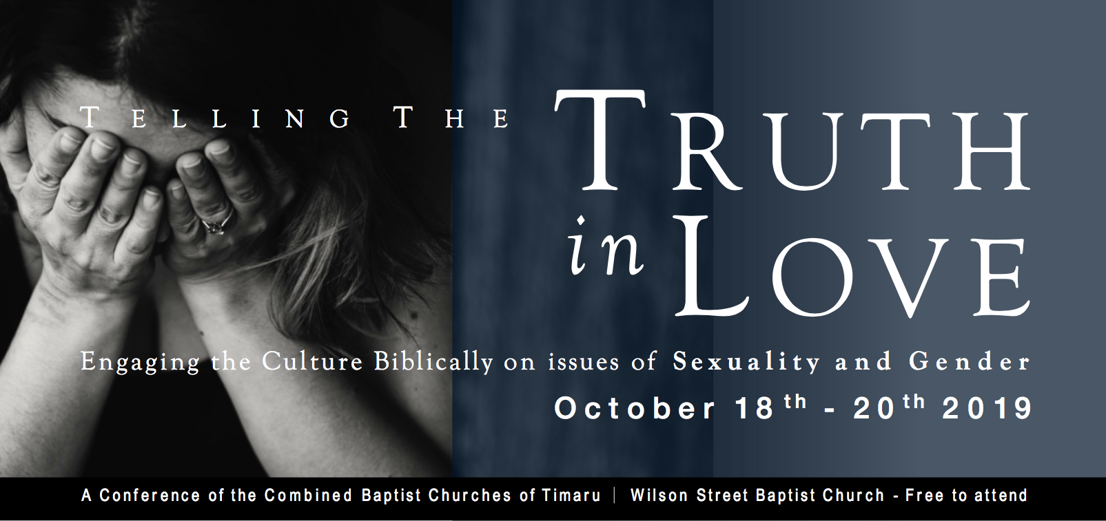 Truth in Love Conference 2019 banner